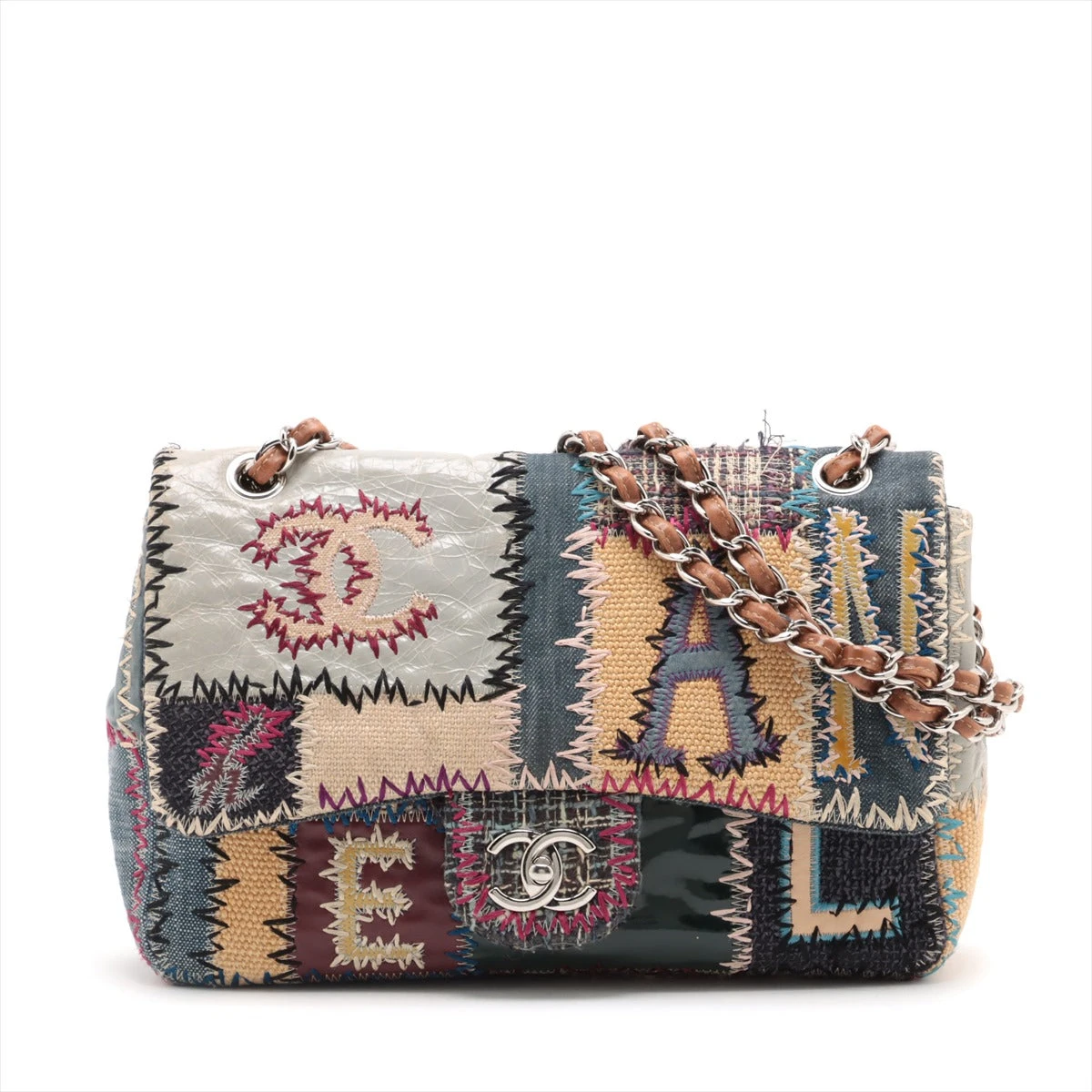 シャネルChanelパッチワーク ラバーパッチワーク ラバー マルチカラー ファブリック×ビニール A50880 14751176 楽天市場】【中古】シャネルChanelパッチワーク ラバー マルチカラー