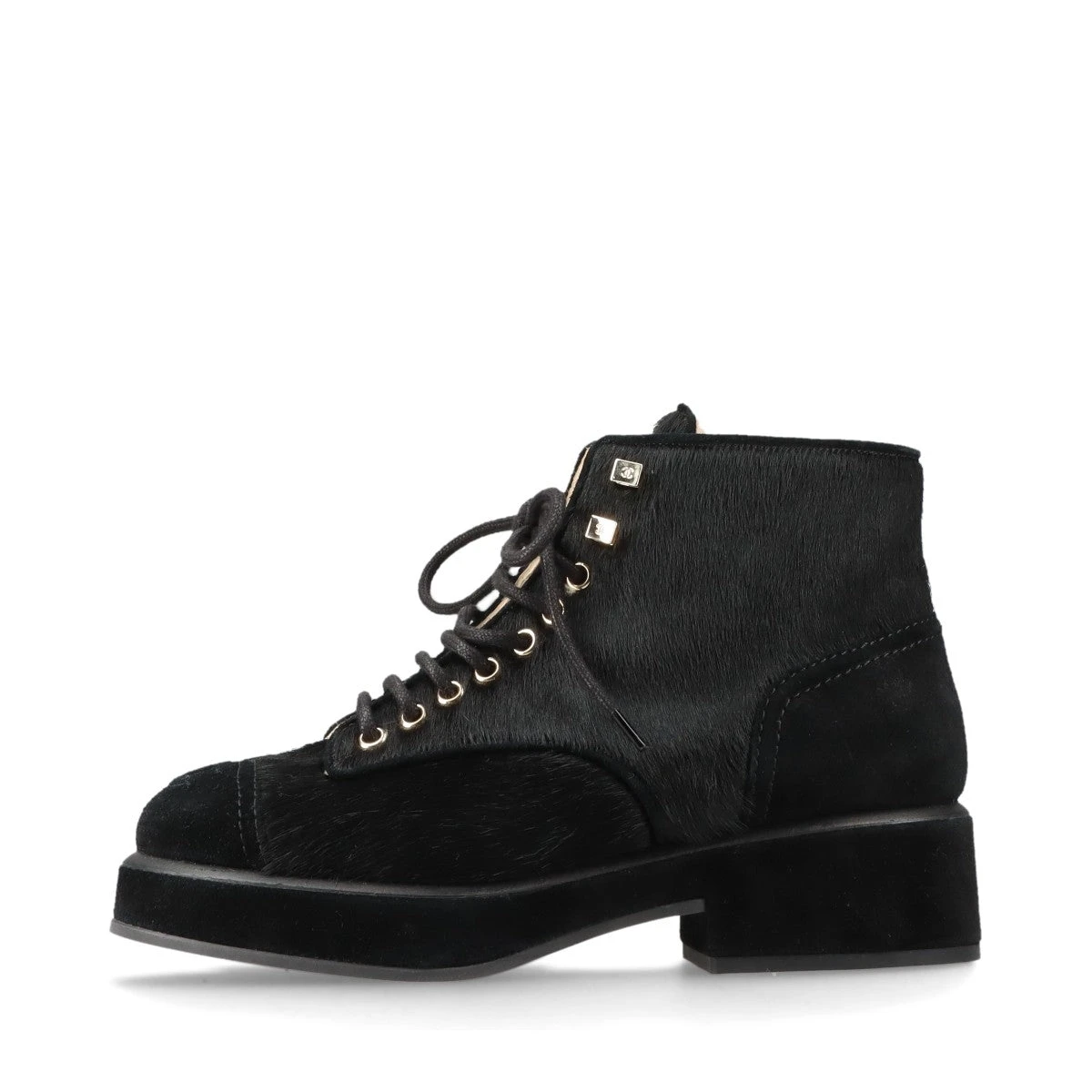 専用◆美品◆CHANEL シャネル　ムートンブーツ　ブラック　ココマーク CHANEL / シャネル ムートンブーツ キルティング ココマーク