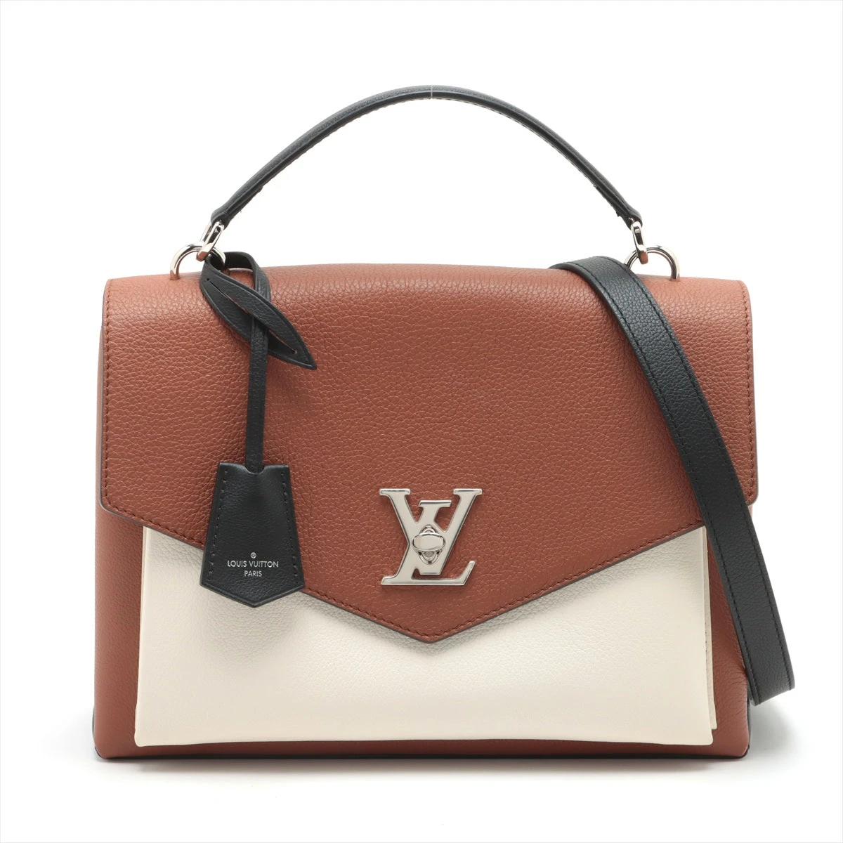 M*店様 Louis Vuitton ロゴプリント ハンドバッグ 中型 ヴィトン LVロゴ マイロックミー M52406 A3402129｜中古ブランド