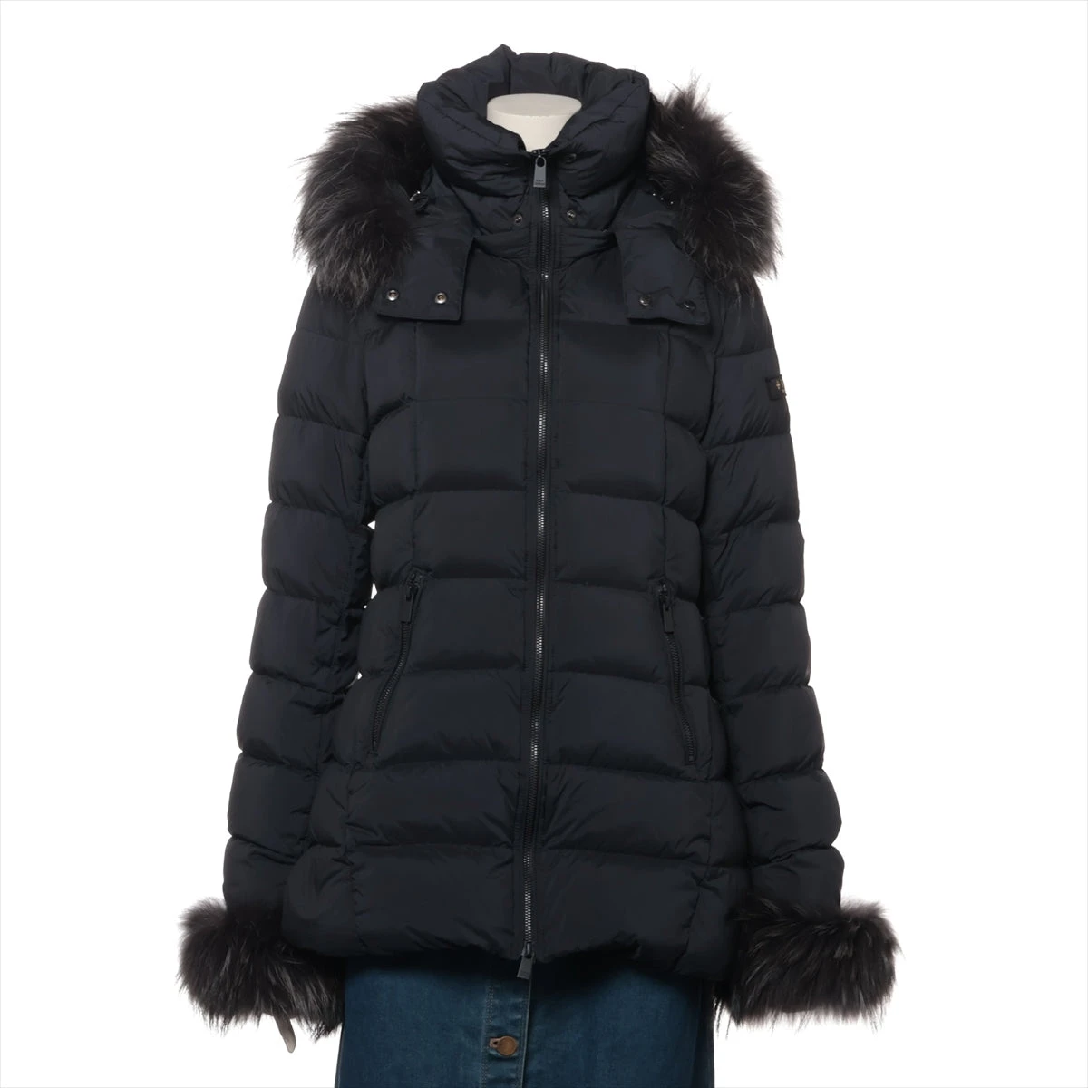 TATRAS ブラック ダウンジャケット ファー付き TATRAS ブラック ダウン