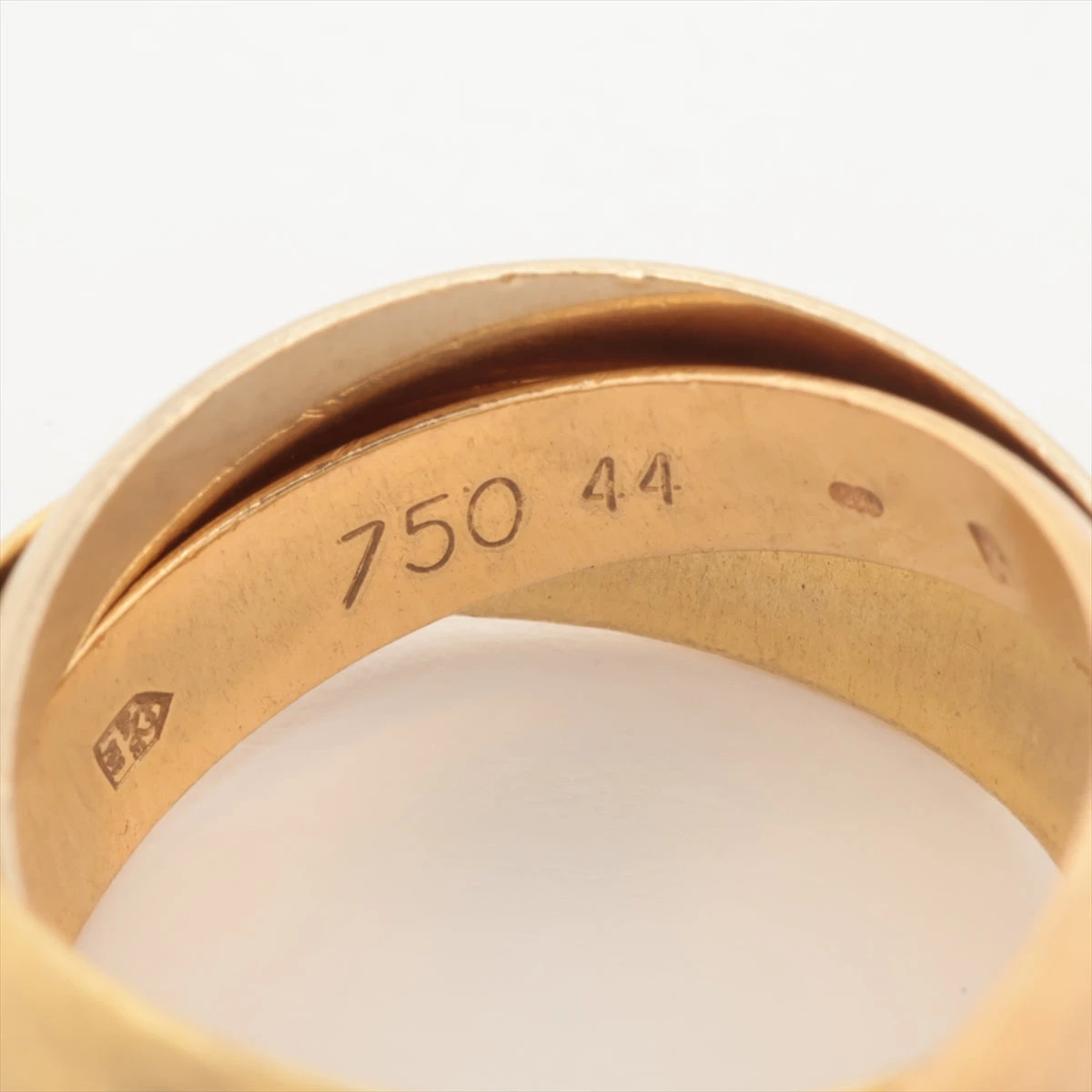 正規 レア カルティエ トリニティリング ロゴ ペーパーナイフ 折り畳み○収納式 TRINITY（Cartier） カルティエ 指輪 レディース 750WG トリニティ