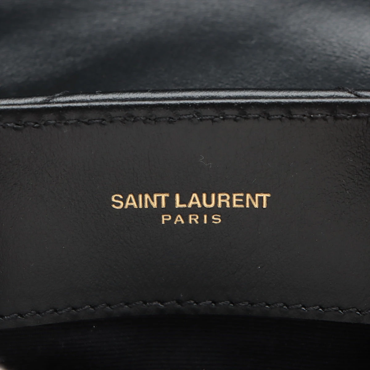 SAINT LAURENT PARIS サンローランパリ ルル トイ レザー チェーンショルダーバッグ ブラック 821749 SAINT LAURENT - SAINT LAURENT PARIS サンローランパリ ルル トイ
