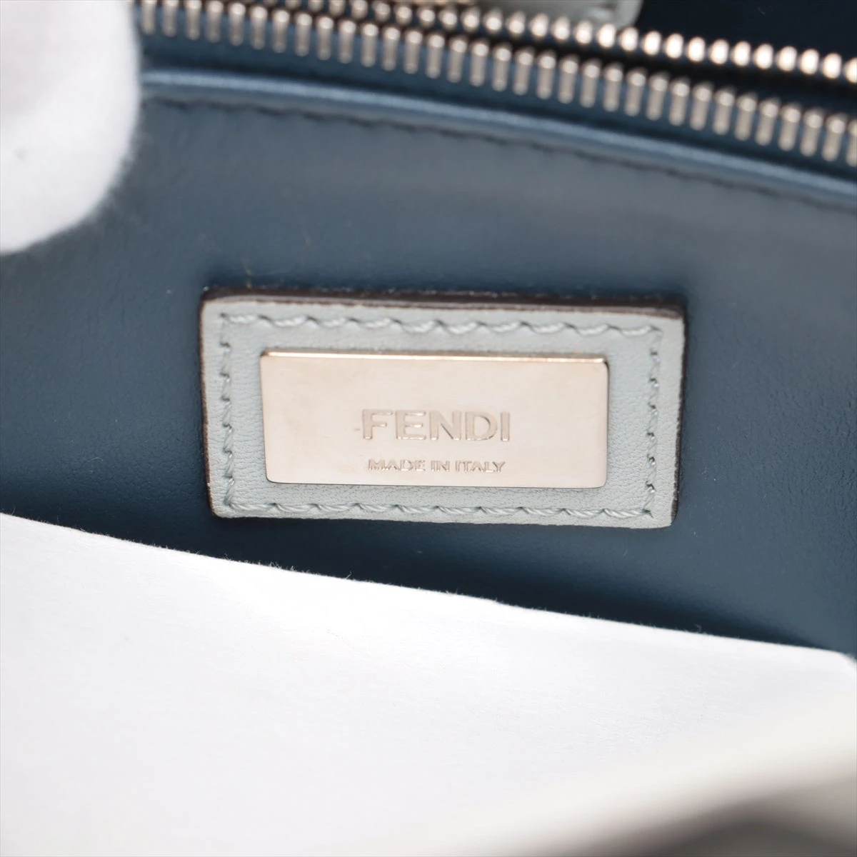 FENDI　トゥージュール　ブルーグレー FENDI フェンディ バックトゥスクールミニ 2WAYショルダーバッグ