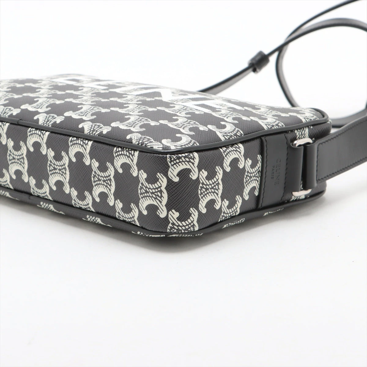 セリーヌ トリオンフ メッセンジャー PVC×レザー 2WAYショルダーバッグ