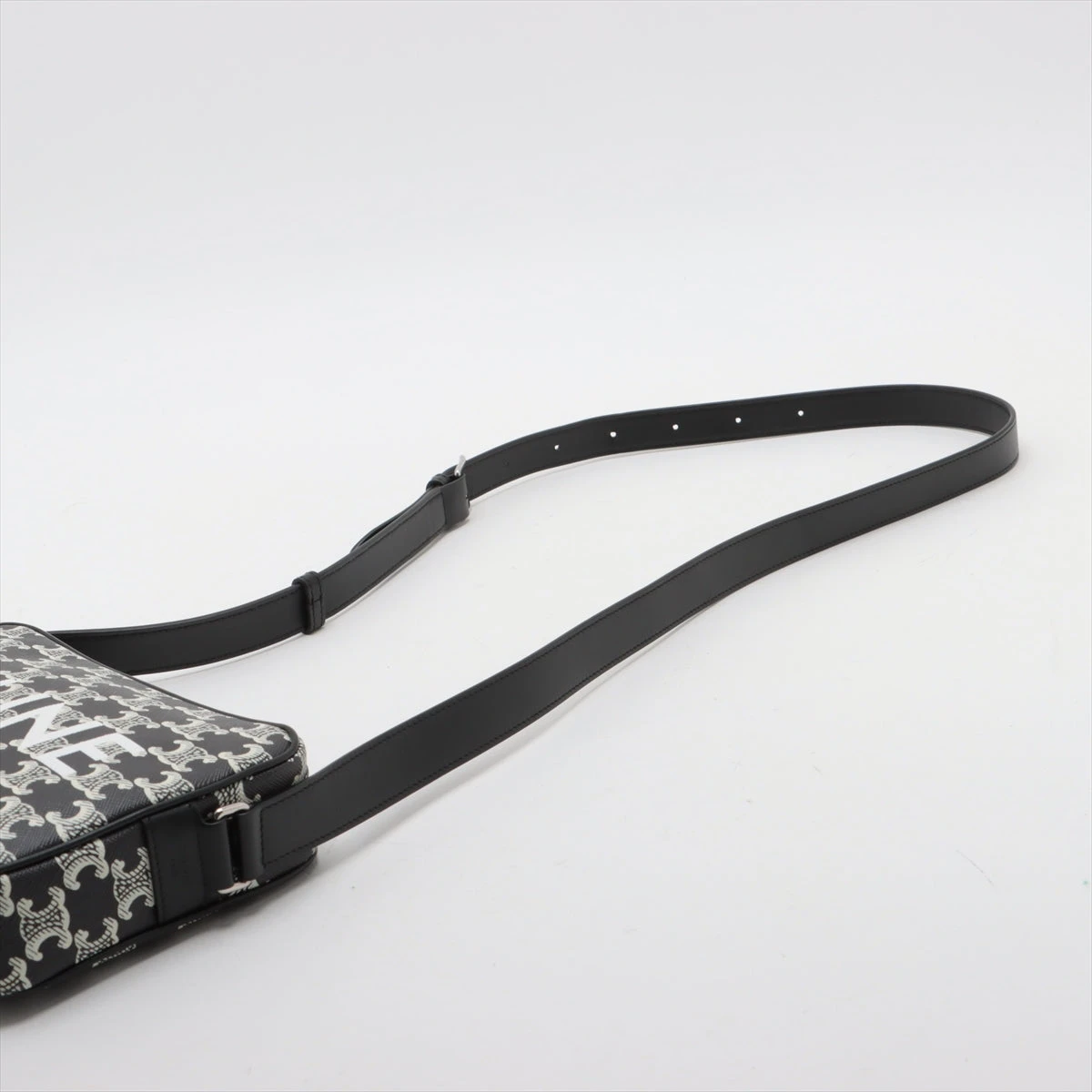 ◇セリーヌ◇PVC×レザー/トリオンフ/メッセンジャー/ショルダーバッグ/カバン CELINE セリーヌ ショルダーバッグ SMALL MESSENGER スモール