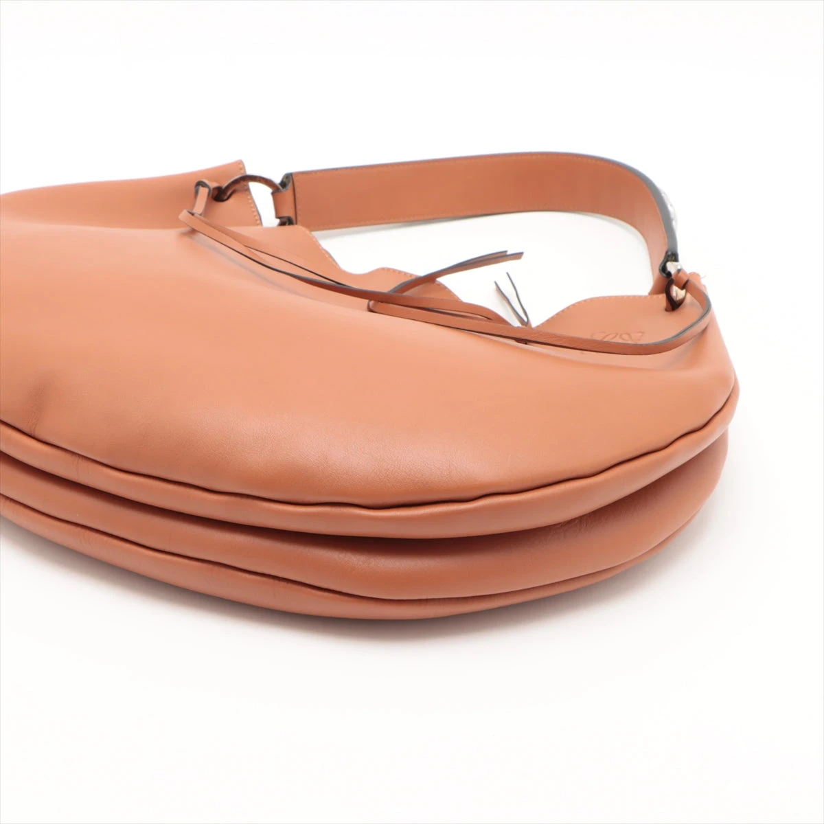 ロエベ フォーチュンホーボー レザー 2WAYショルダーバッグ ブラウン  