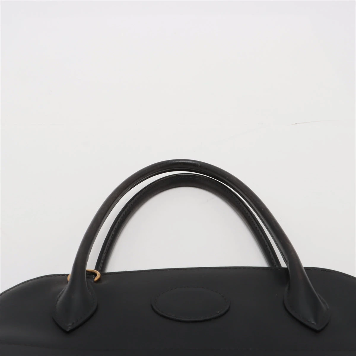 エルメス ボリード27 ボックスカーフ ブラック ゴールド金具 ○X