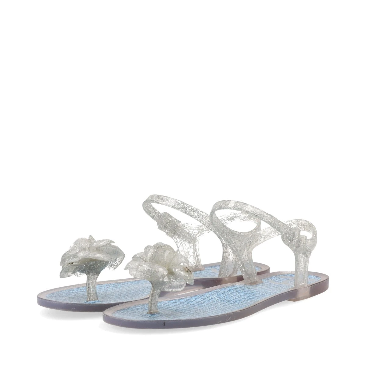 シャネル ココマーク カメリア ラバー ビーチサンダル 36