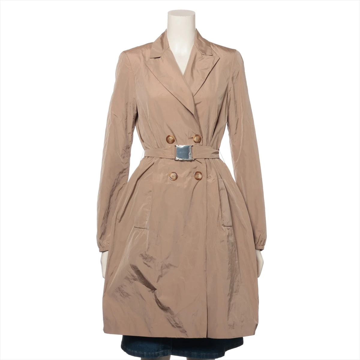 モンクレール MOYADE 10年 ポリエステル トレンチコート 00 レディース  