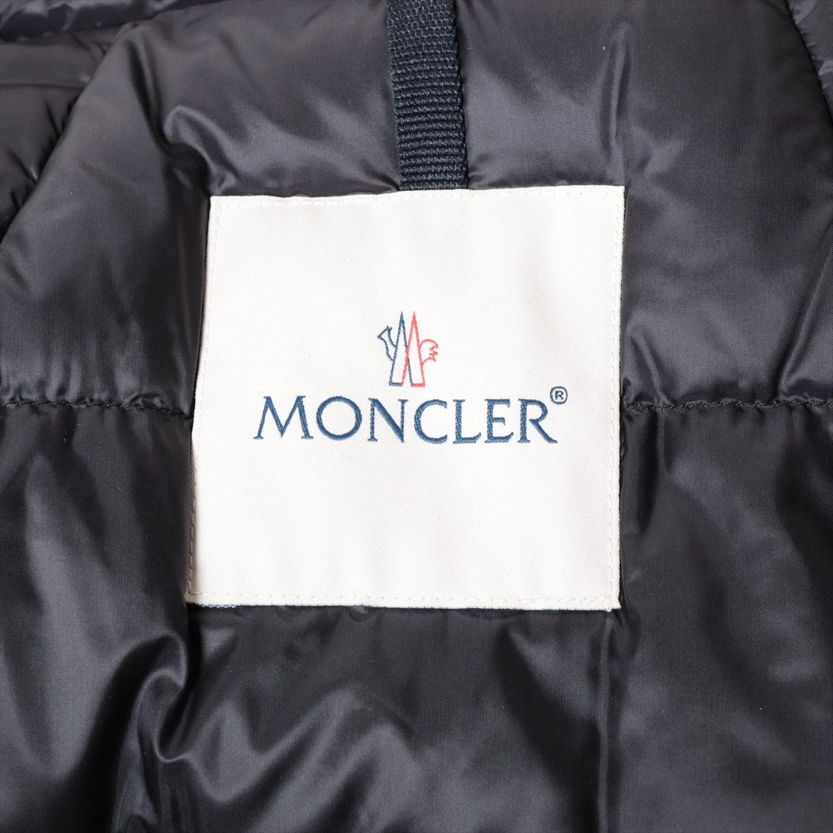 【希少モデル】 モンクレール ECBALIE ダウンコート サイズ00 ブラック ECBALIE□国内新品MONCLERモンクレール金ロゴベルトダウンコート