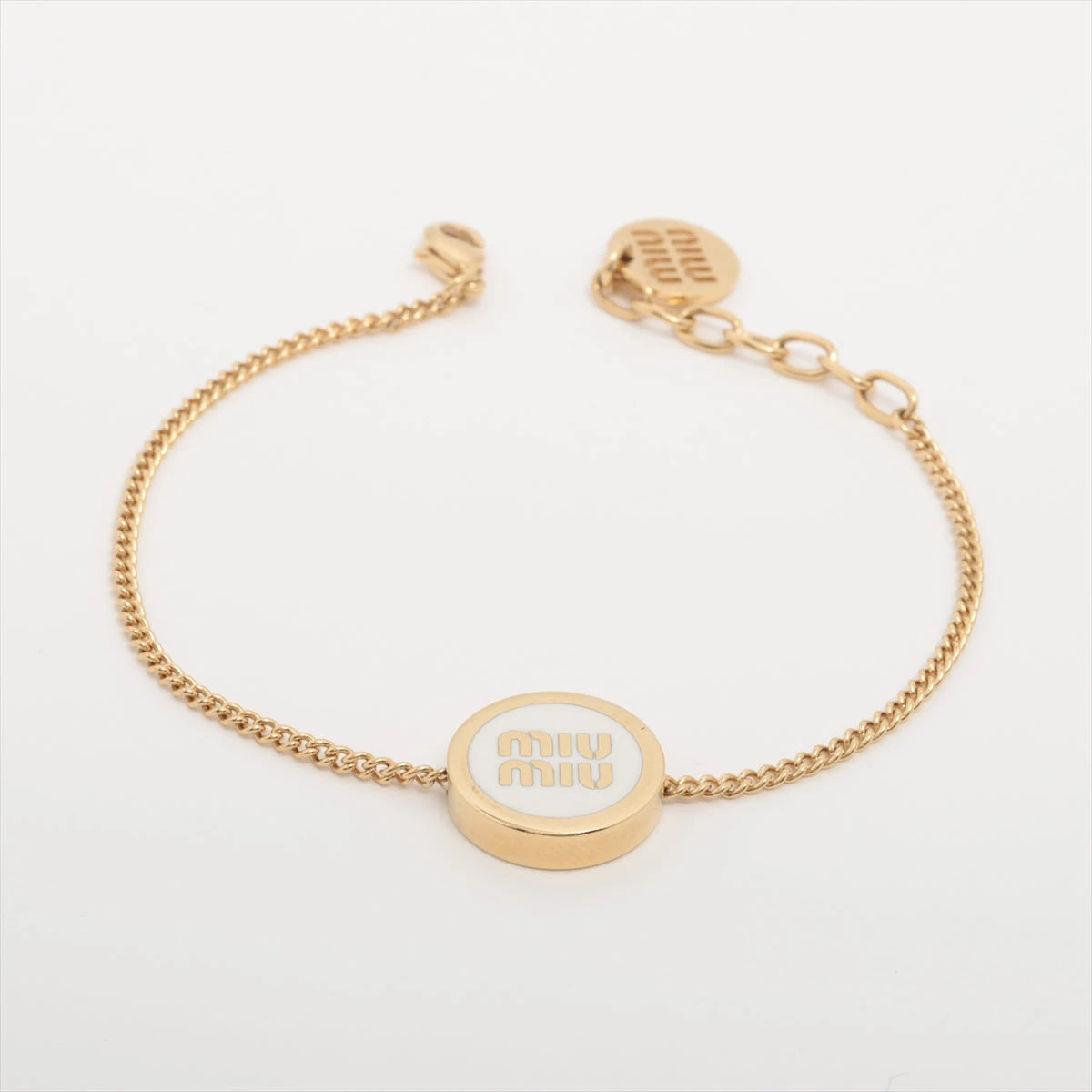 ◯関税送料込み ミュウミュウ クラシックパールブレスレット パール MiuMiu(ミュウミュウ) ブレスレット(レディース) - 海外