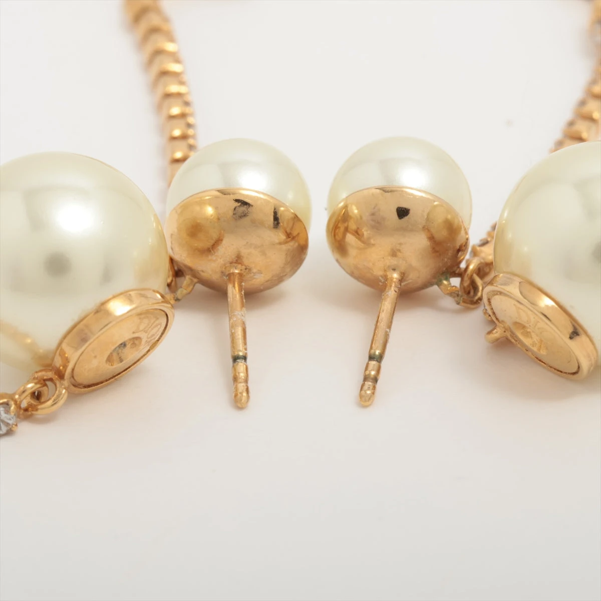 Dior パール付きトライバルピアス　両耳 ディオール Dior Tribales ディオール トライバル ピアス(両耳用