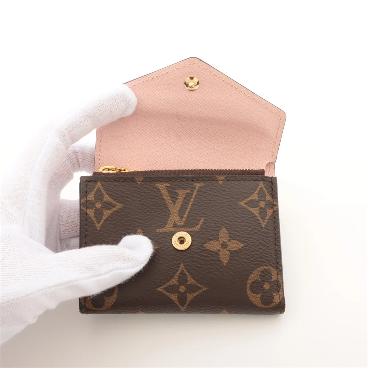 ヴィトン モノグラム ポルトフォイユゾエ M62933 ローズバレリーヌ