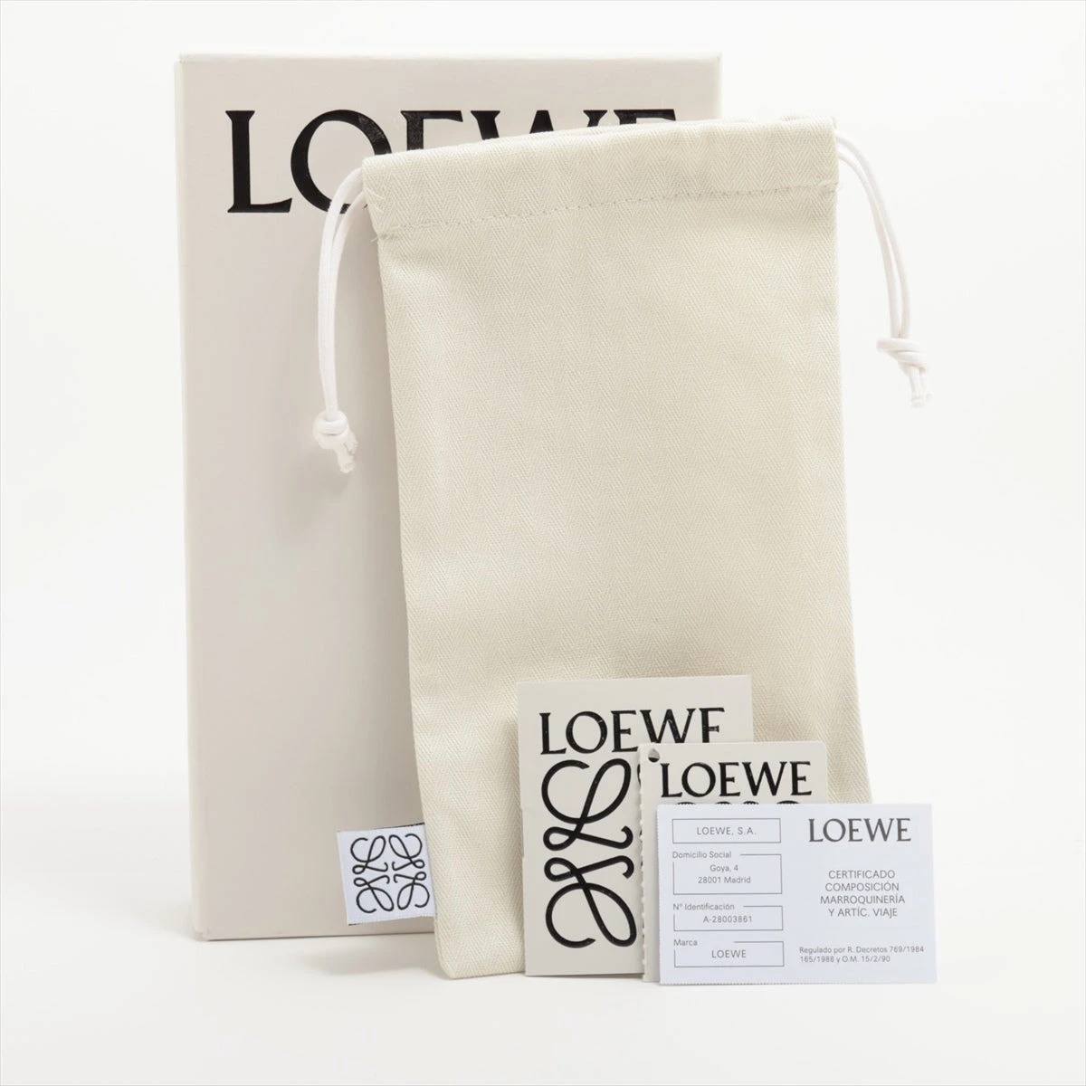 ロエベ ブランデッド ショートストラップ ショルダーストラップ