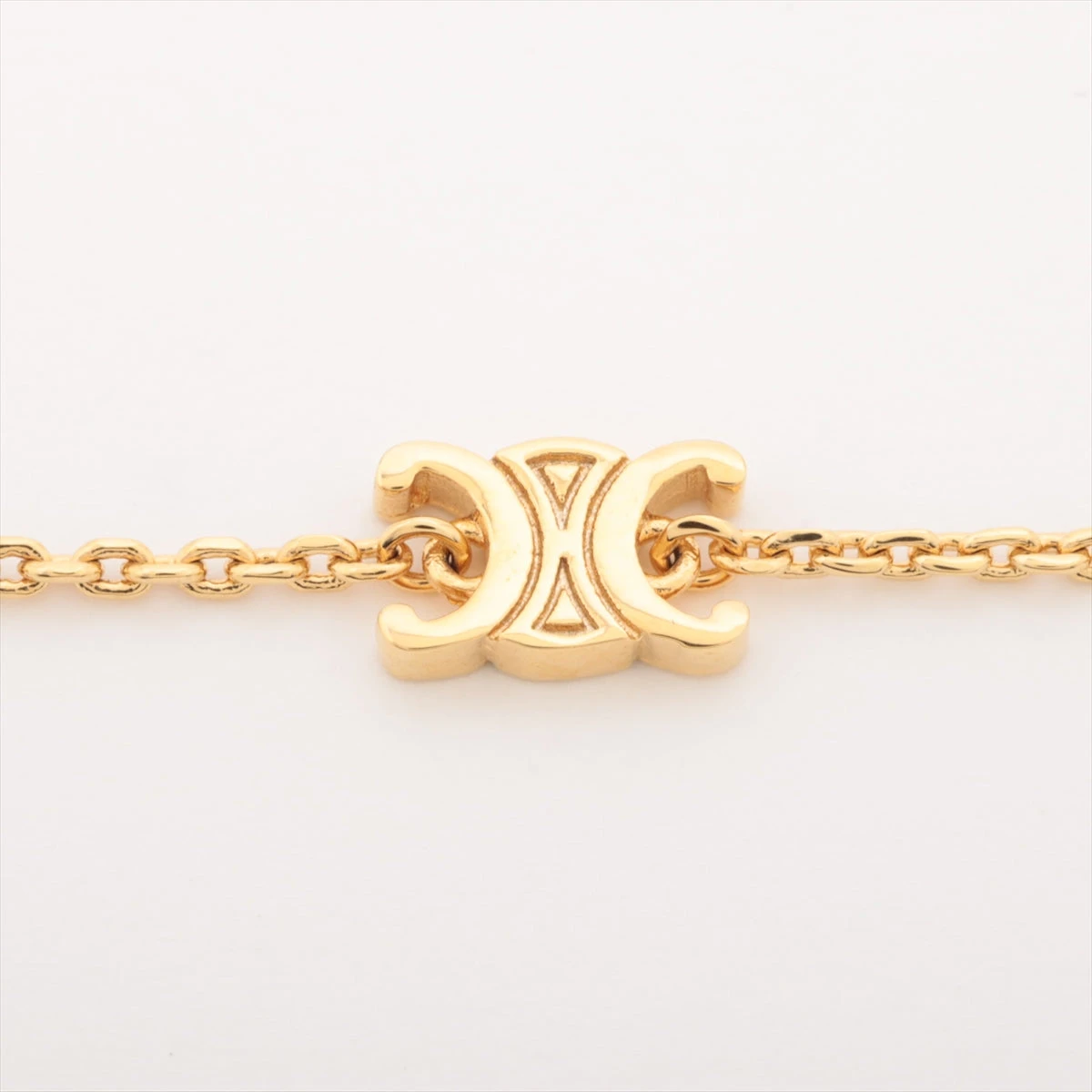 セリーヌ トリオンフ ブレスレット GP ゴールド A3418964｜中古