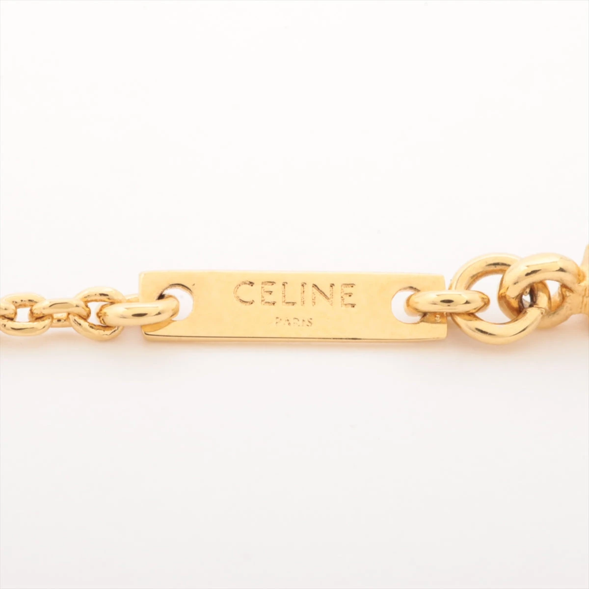 セリーヌ トリオンフ ブレスレット GP ゴールド A3418964｜中古