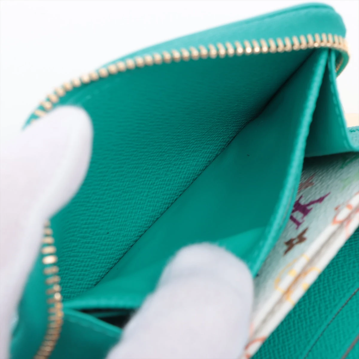 ヴィトン×村上隆 LV×TM ジッピーコインパース M14145 レザー コイン