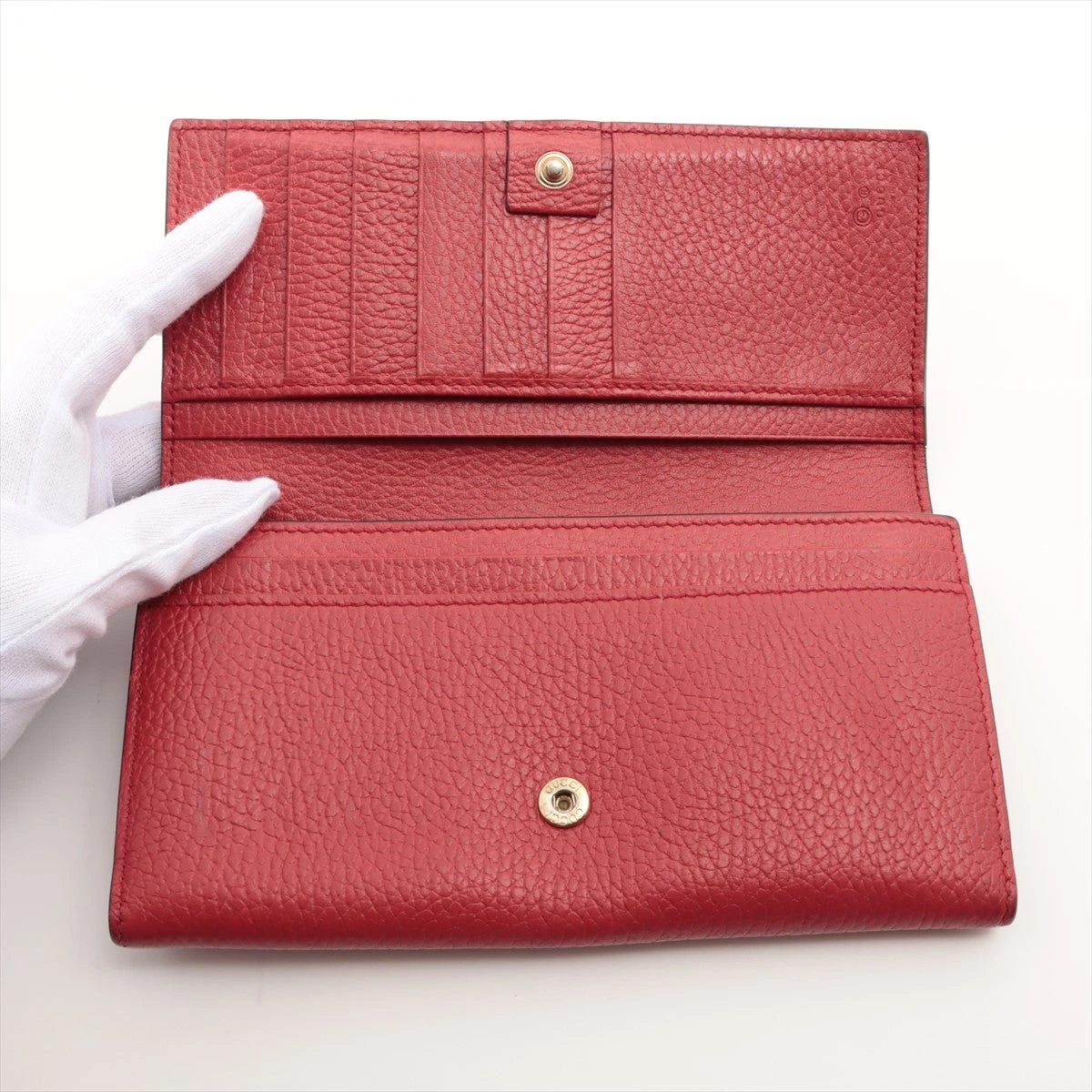 美品✨グッチ 長財布 オーガナイザー インターロッキング オレンジ レザー imgrc0069147693.jpg
