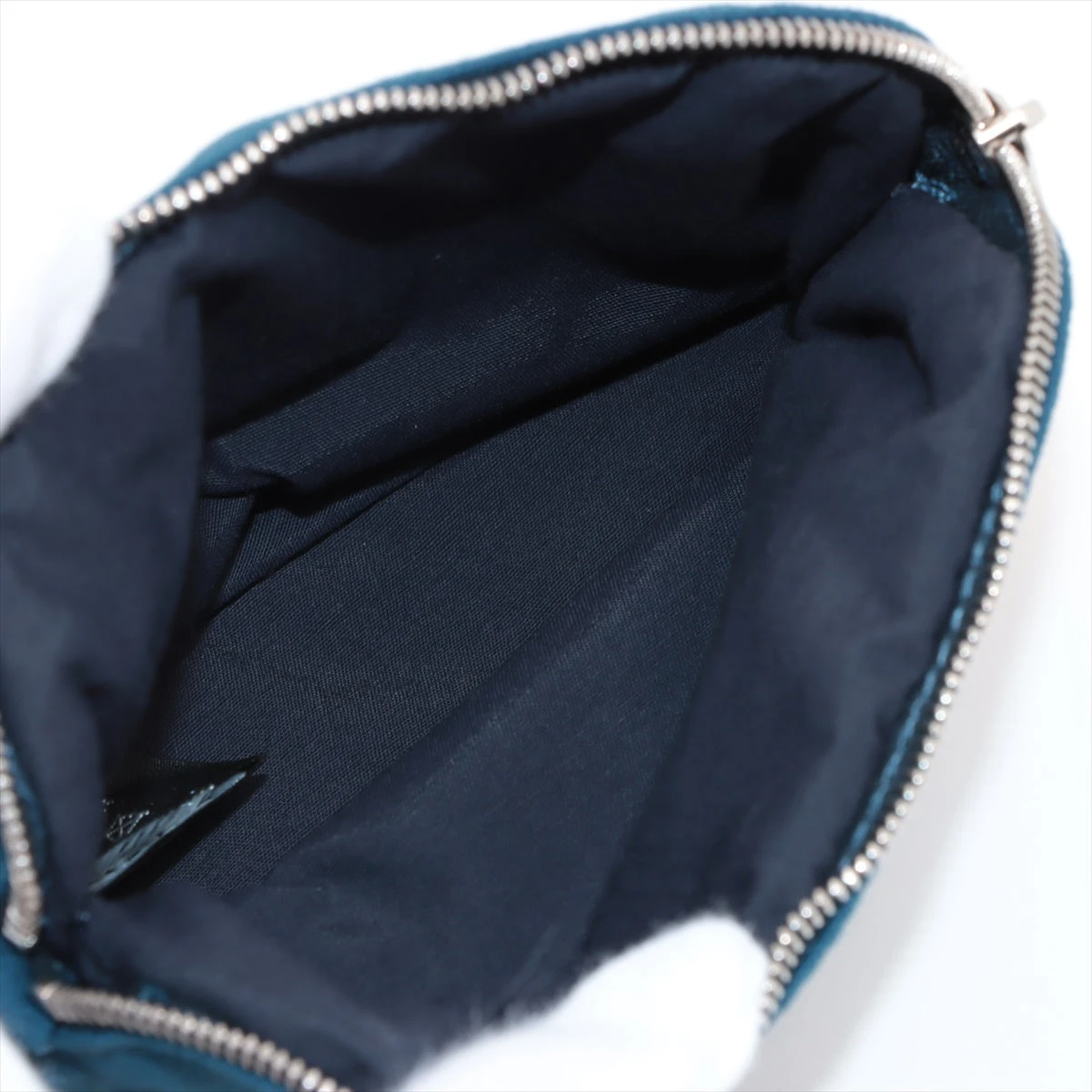 【良品】エルメス ボリード ポーチ キャンバス ネイビー　フランス製　コットン 中古・古着通販】HERMES (エルメス) ボリード キャンバスコスメ