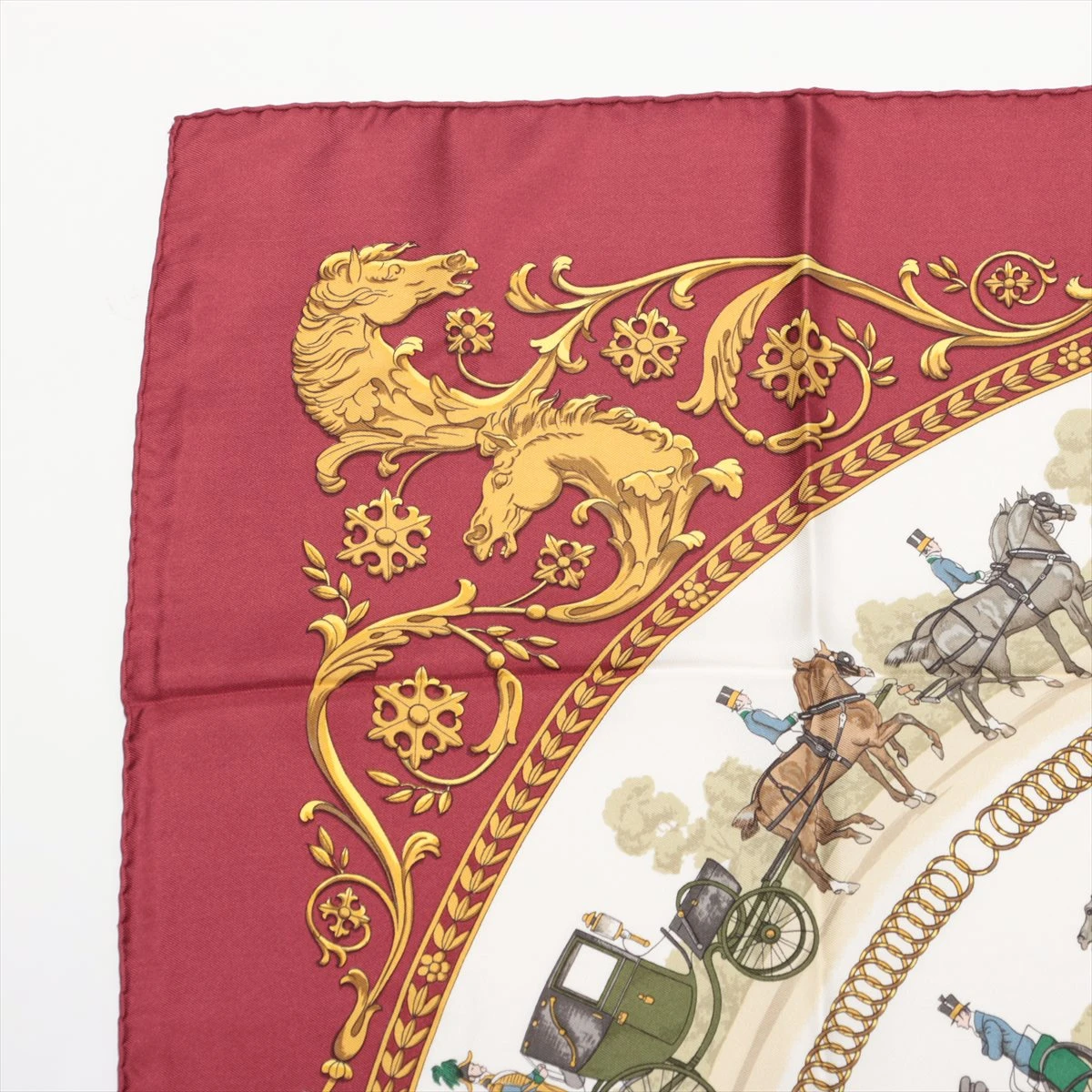 エルメス カレ90 LA PROMENADE DE LONGCHAMPS ロンシャンヘノ