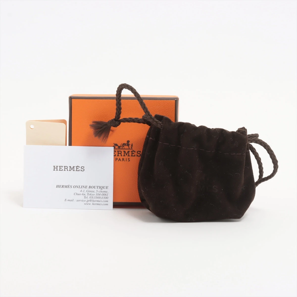 エルメス クールハート ツイリーリング GP ゴールド A3430086｜中古  