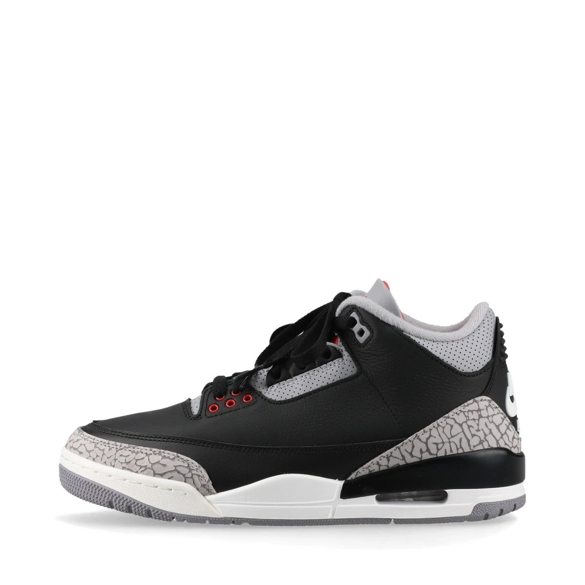 ナイキ AIR JORDAN 3 RETRO 24AW レザー スニーカー 25.5cm ユニ 