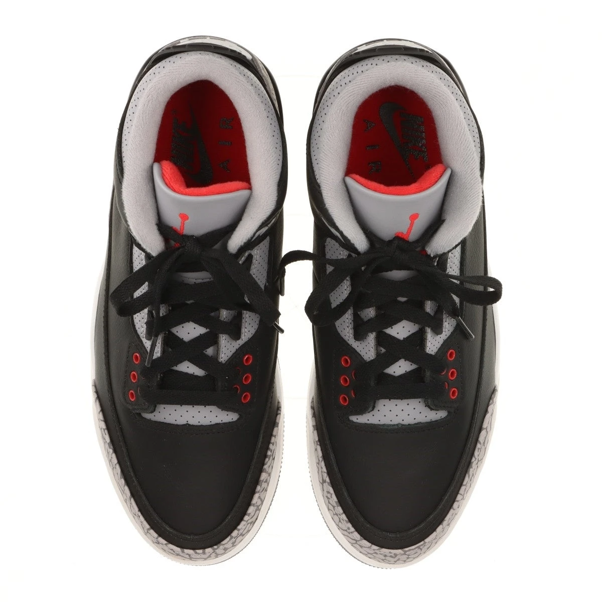 ナイキ AIR JORDAN 3 RETRO 24AW レザー スニーカー 25.5cm ユニ 