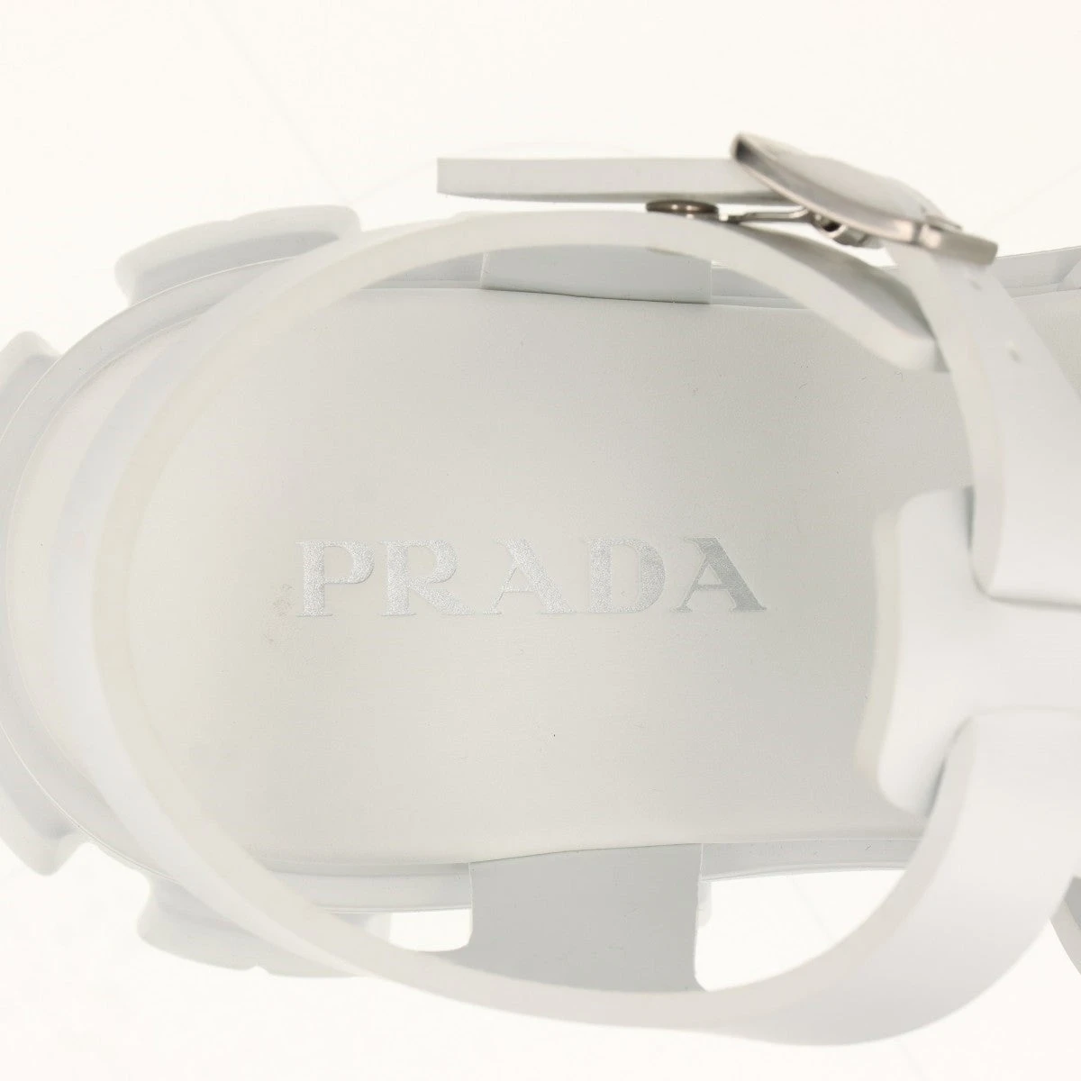 PRADA モノリス　サンダル　サイズ9 Prada モノリス サンダル | ブラック | FARFETCH JP