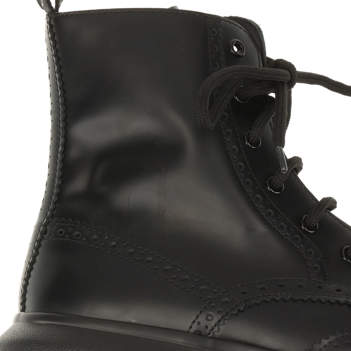 アレキサンダーマックイーン レザー ブーツ 40 ユニセックス ブラック