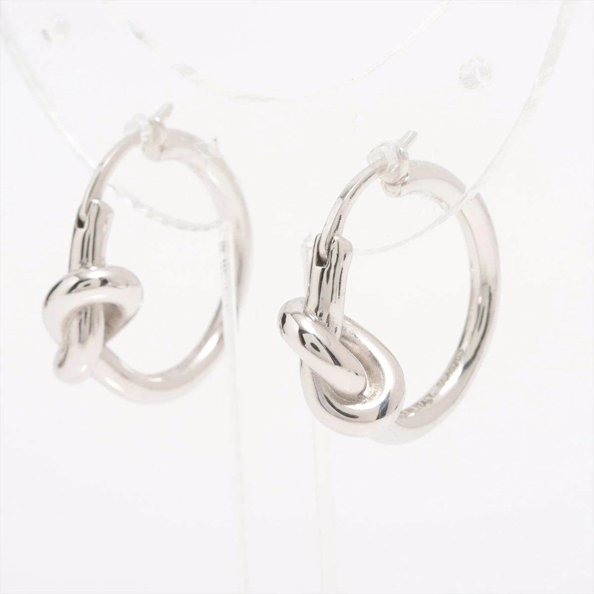 CELINE シルバー フープピアス CELINE(セリーヌ) / ノット スモール