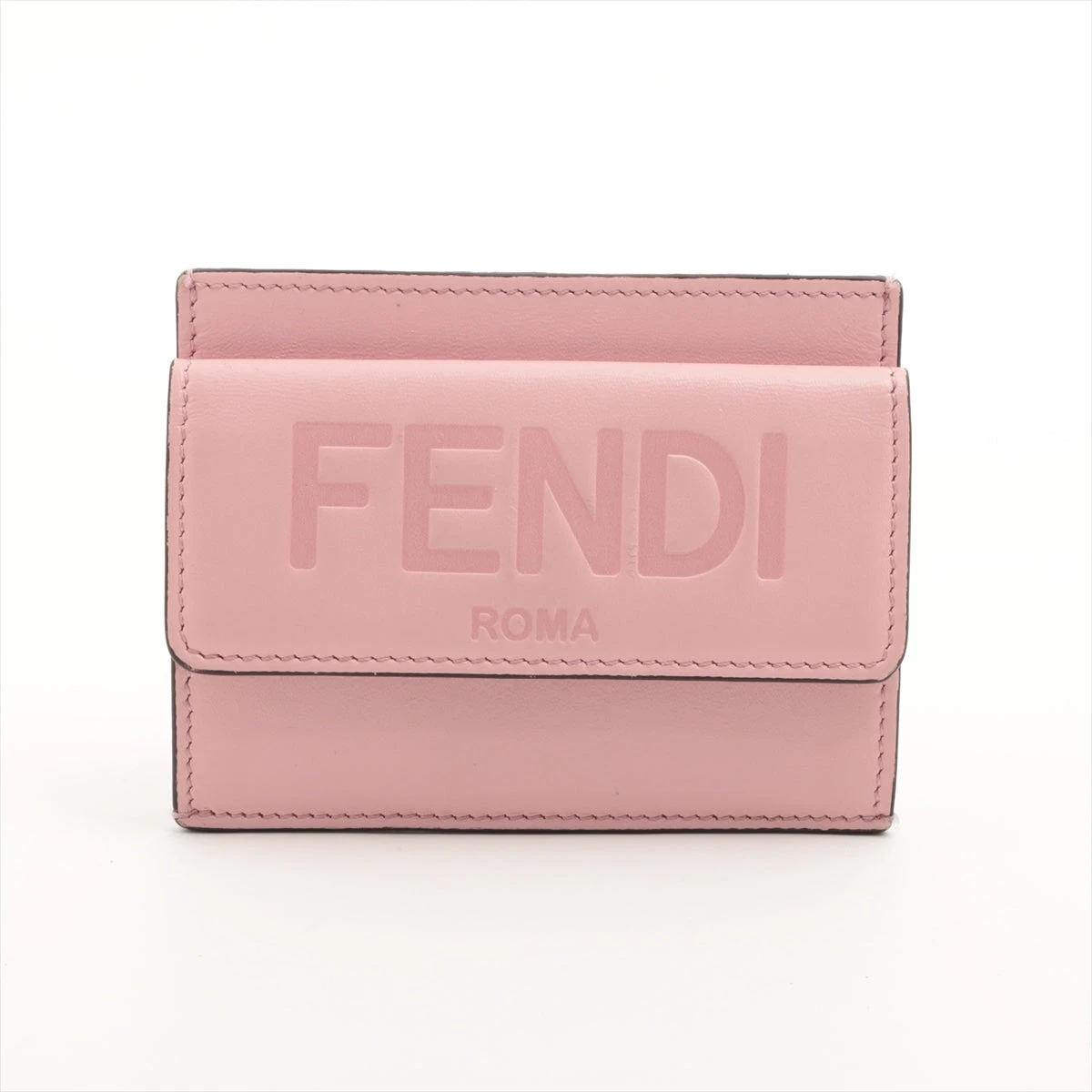 新品未使用品　FENDI カードコインケース　ピンク 正規 ギャランティーカード有り FENDI カードケース コイン