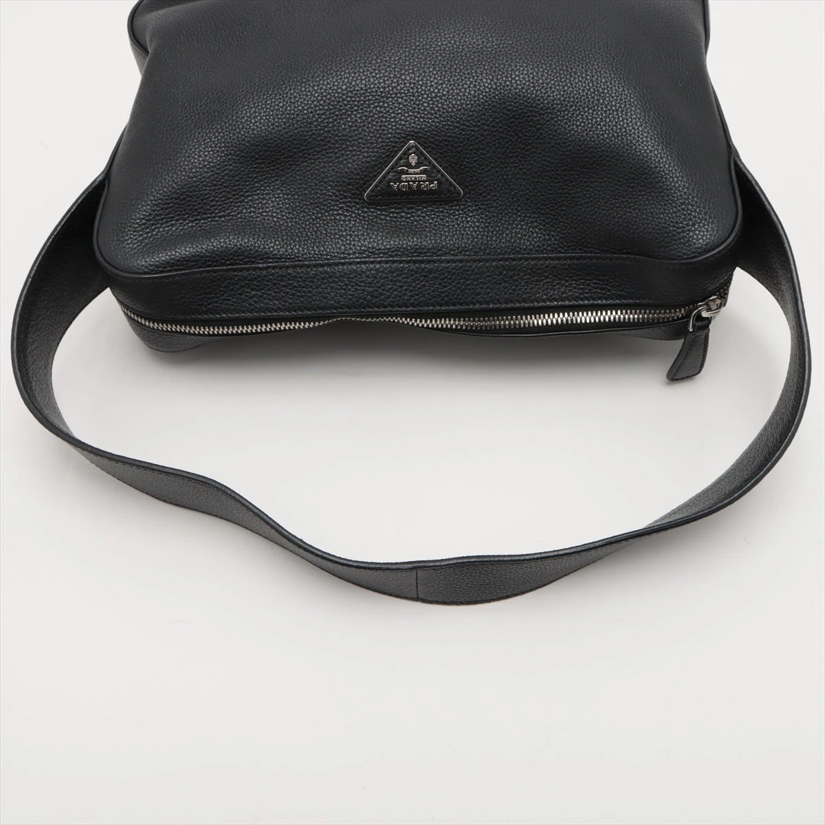 プラダ レザー ショルダーバッグ ブラック 1BC023 A3421581｜中古 