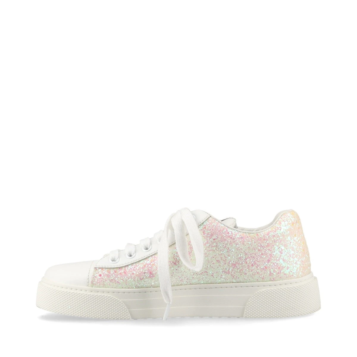 miu miu グリッタースニーカー シューズ サイズ37 レディース 靴 MIU MIU - ミュウミュウ miumiu スニーカー ローカット