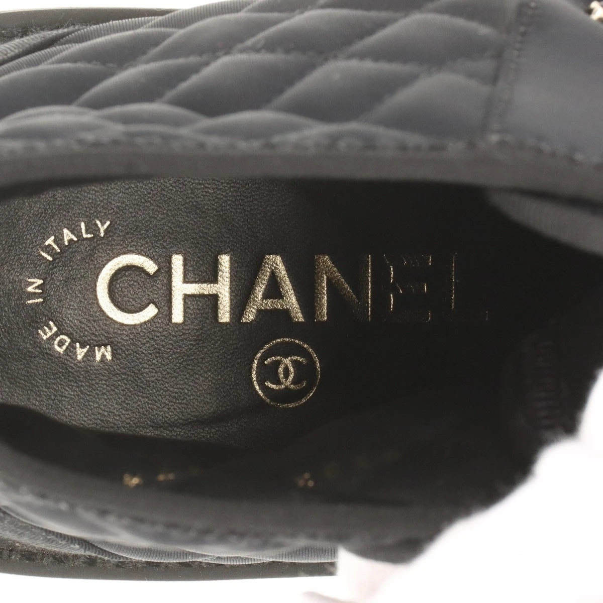 CHANEL シャネル マトラッセ ココマーク レザー ショートブーツ 楽天市場】【中古】シャネル ココマーク マトラッセ 24AW レザー