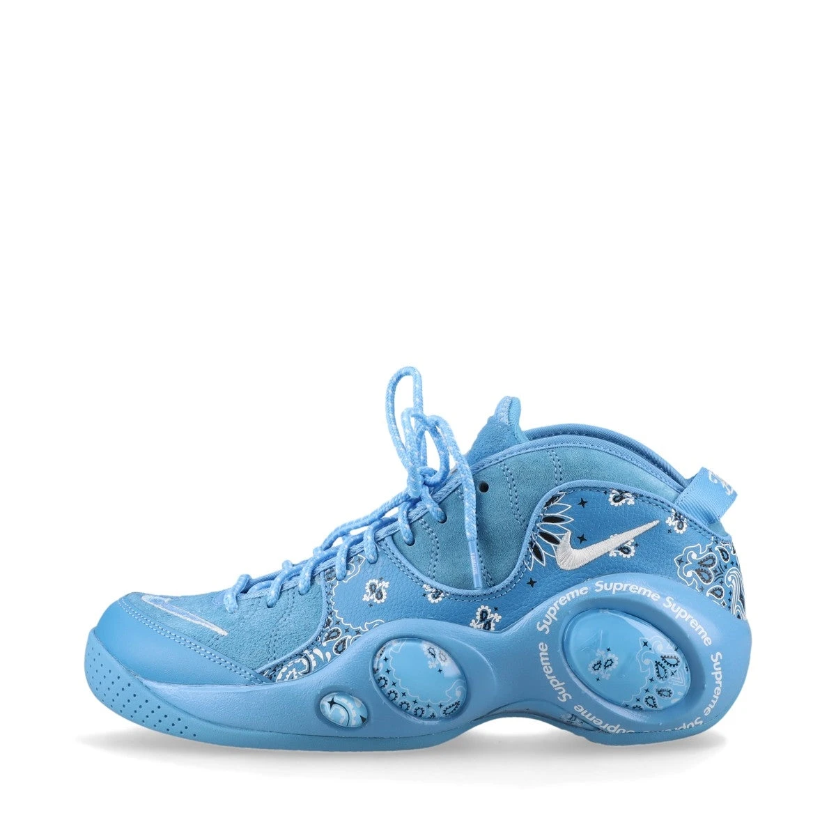 ナイキ×シュプリーム AIR ZOOM FLIGHT 95 SP レザー×スエード