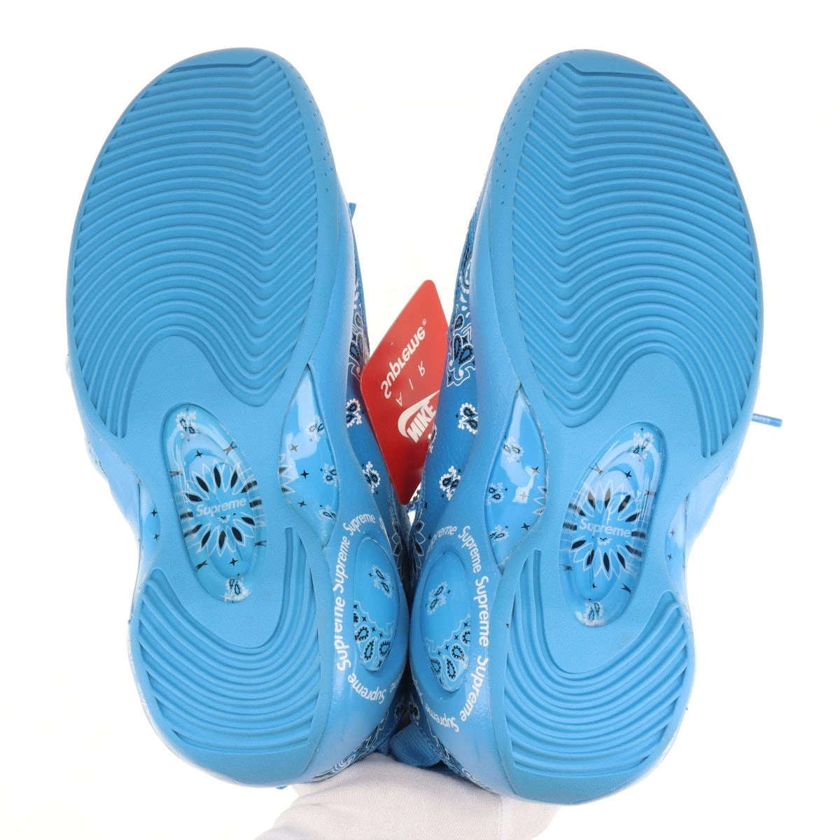 シュプリーム ナイキ×シュプリーム AIR ZOOM FLIGHT 95 SP レザー×スエード