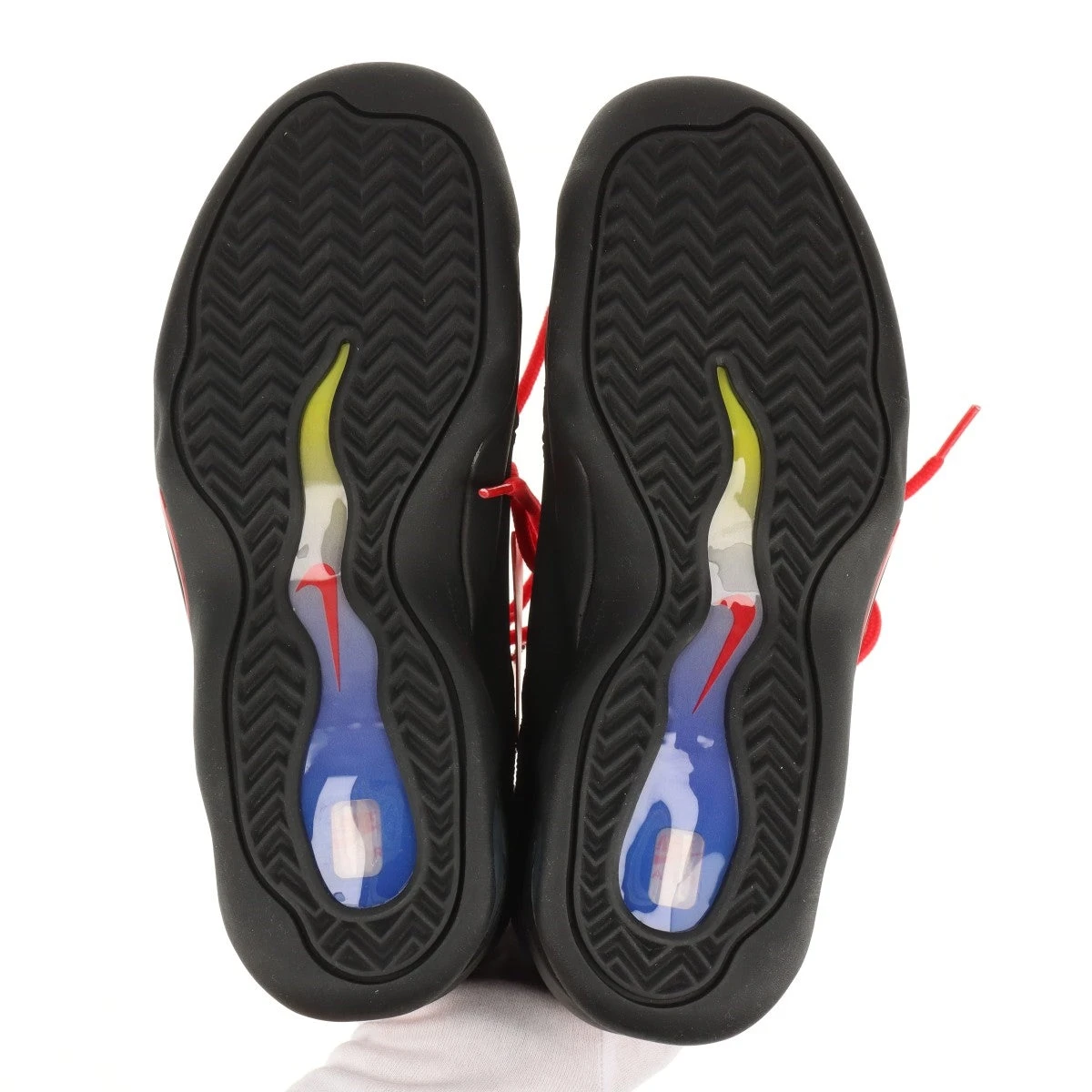 ナイキ×シュプリーム AIR BAKIN メッシュ×レザー スニーカー