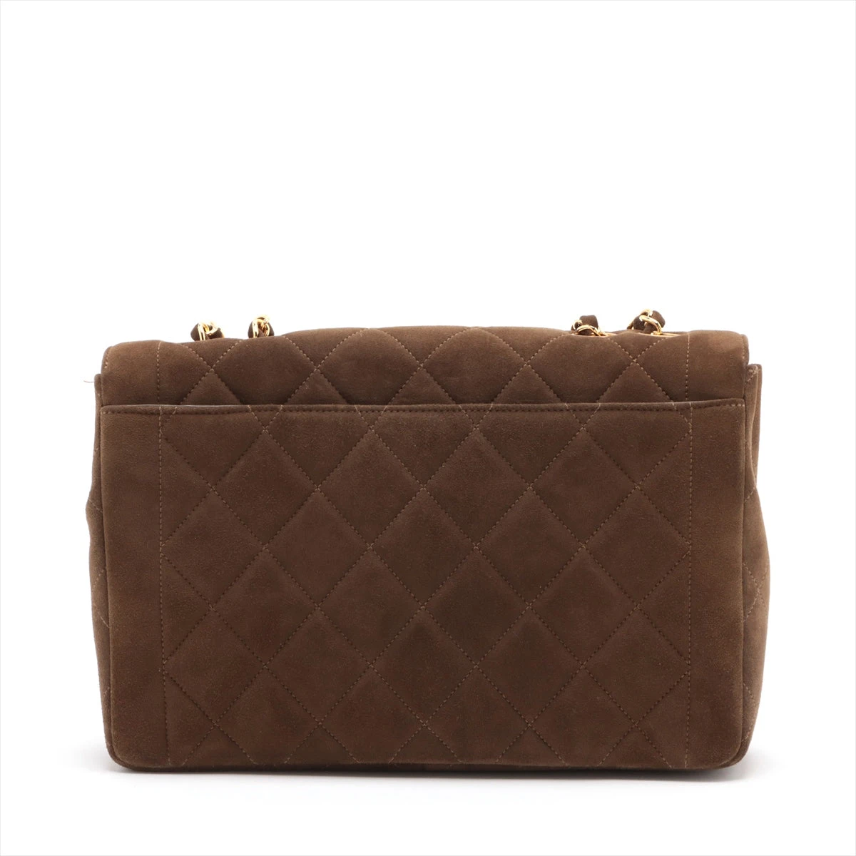 CHANEL ヴィンテージ スエードハンドバッグ シャネル ハンドバッグ ブラック スエード レディース バッグ 【中古