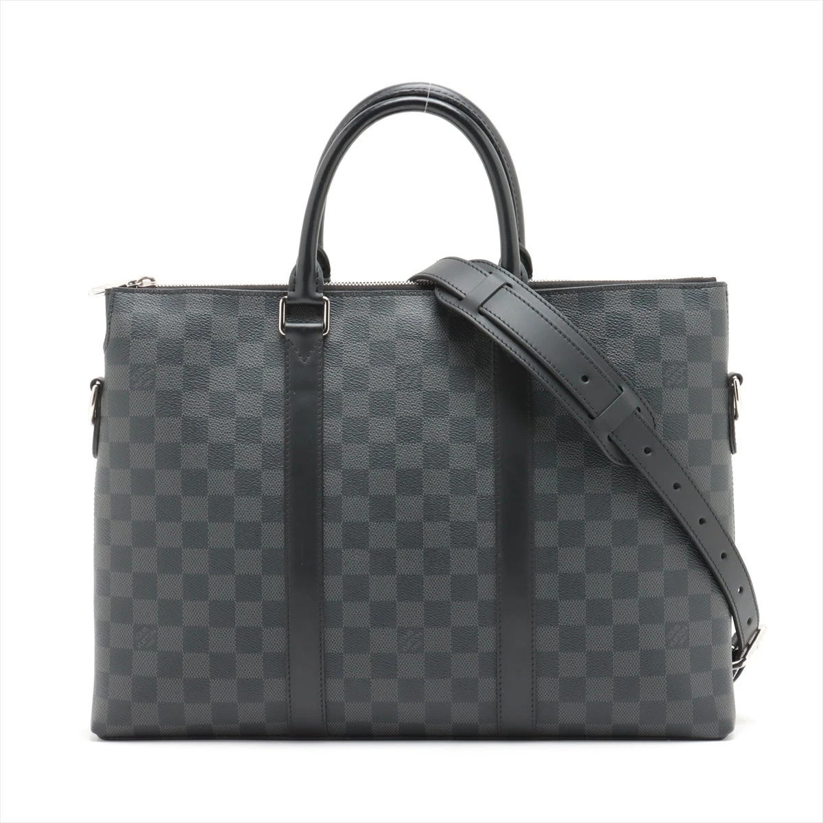 ルイヴィトン ダミエ グラフィット アントン ブリーフケース バッグ 美