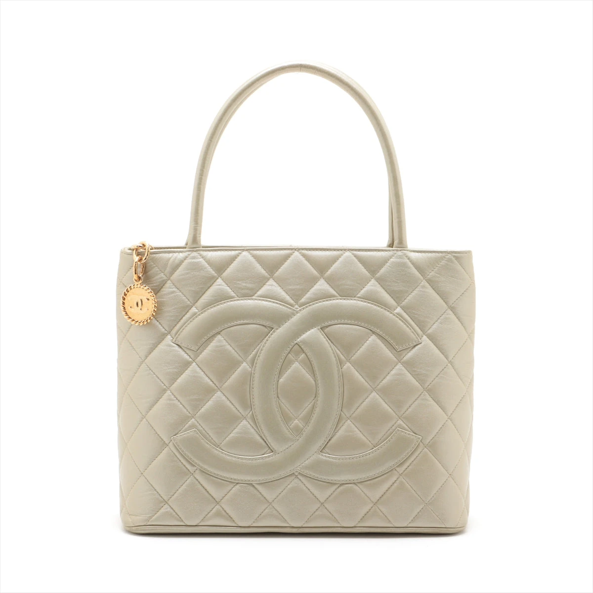 【希少】シャネル トートバッグ 復刻トート ラムスキン ゴールド金具 ベージュ シャネル 復刻 ラムスキン トートバッグ ベージュ ゴールド金具 7番台