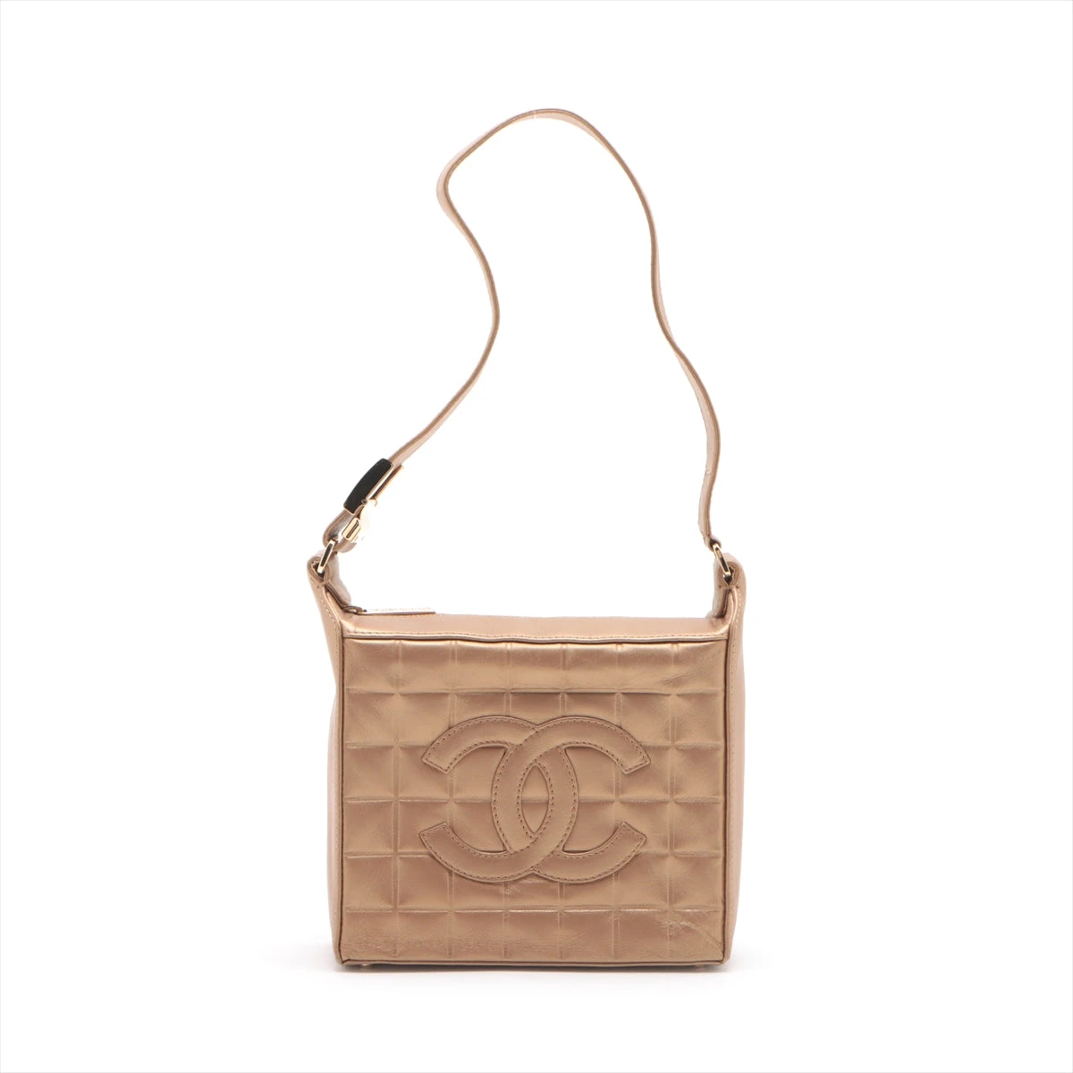 シャネル ラムスキン チョコバー ショルダーバッグ 6シリーズ 極美品 CHANEL チョコバー バイカラー ショルダーバッグ