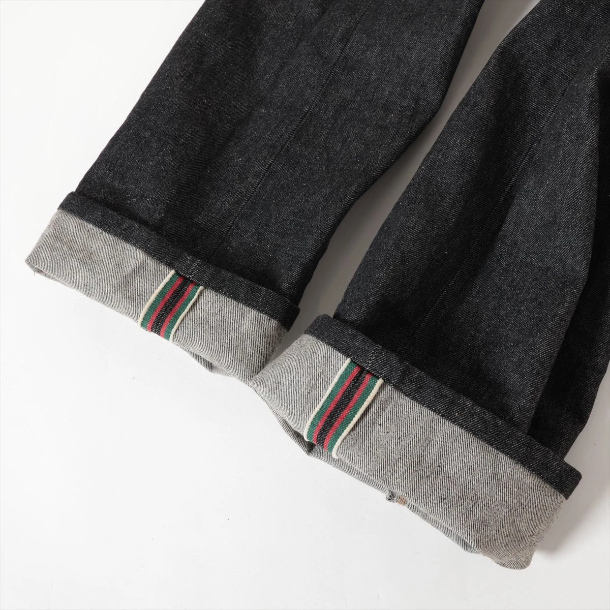 グッチ コットン デニムパンツ 48 メンズ ブラック 301-0392-1145