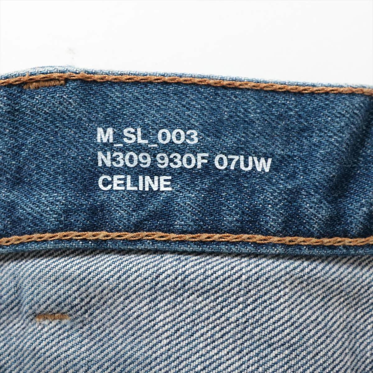 美品】CELINE 07UW デニムパンツ 32 XL相当 インディゴブルー 【公式通販】