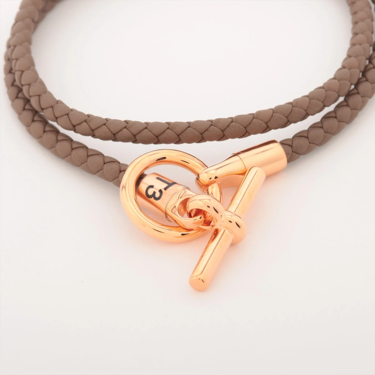 エルメス グレナン ドゥーブルトゥール ジャン ブレスレット レザーブレスレット 《グレナン》 ドゥブルトゥール | Hermès