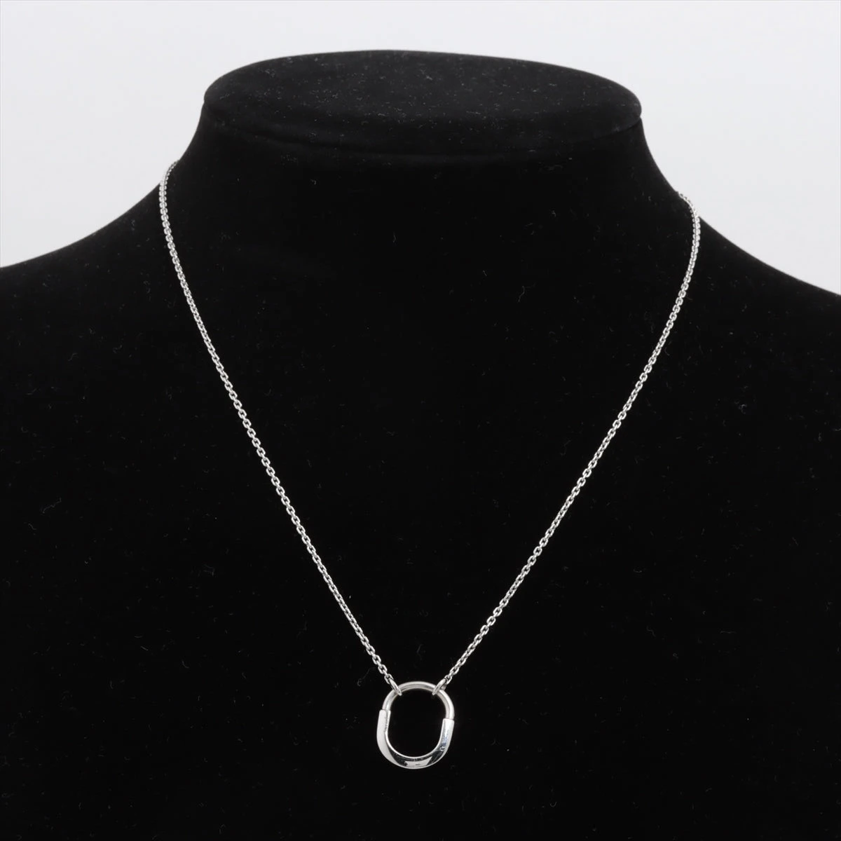 ティファニー ロック ネックレス 750(WG) 8.9g スモール A3425167