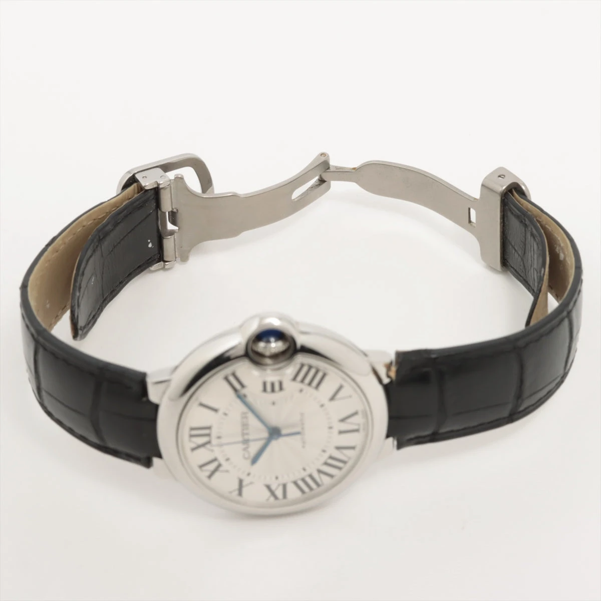 カルティエ バロンブルー ドゥ カルティエ 36mm W69017Z4 SS×革 AT