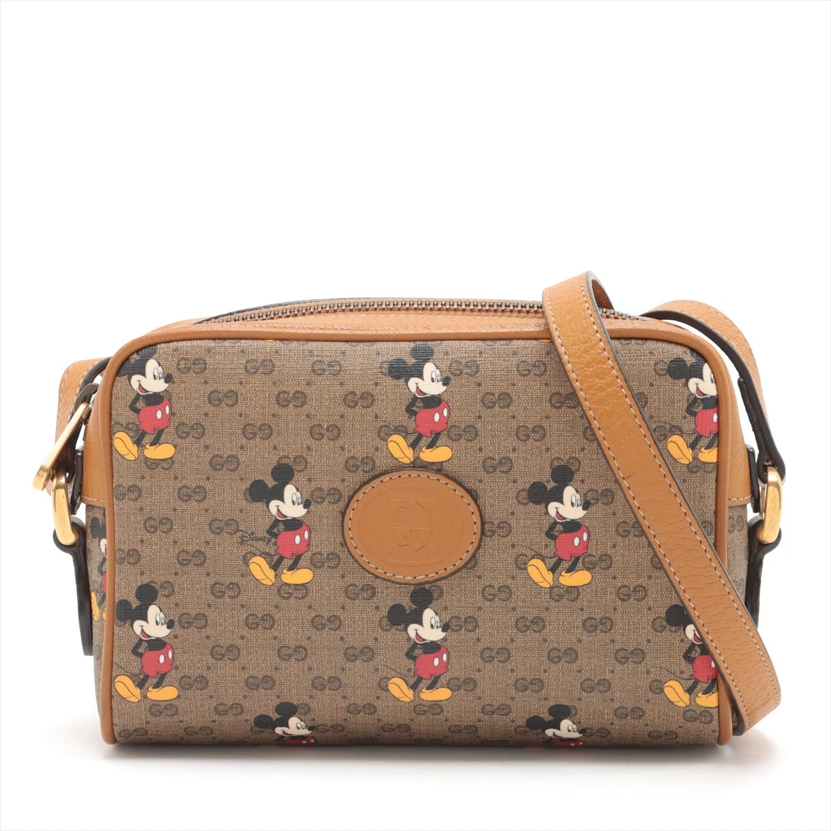 グッチ GGスプリーム キャンバス ショルダーバッグブラウン4548