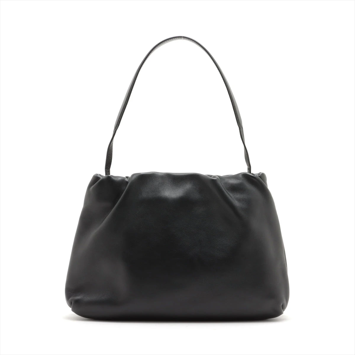 ザロウ ブルス レザー ショルダーバッグ ブラック A3432479｜中古