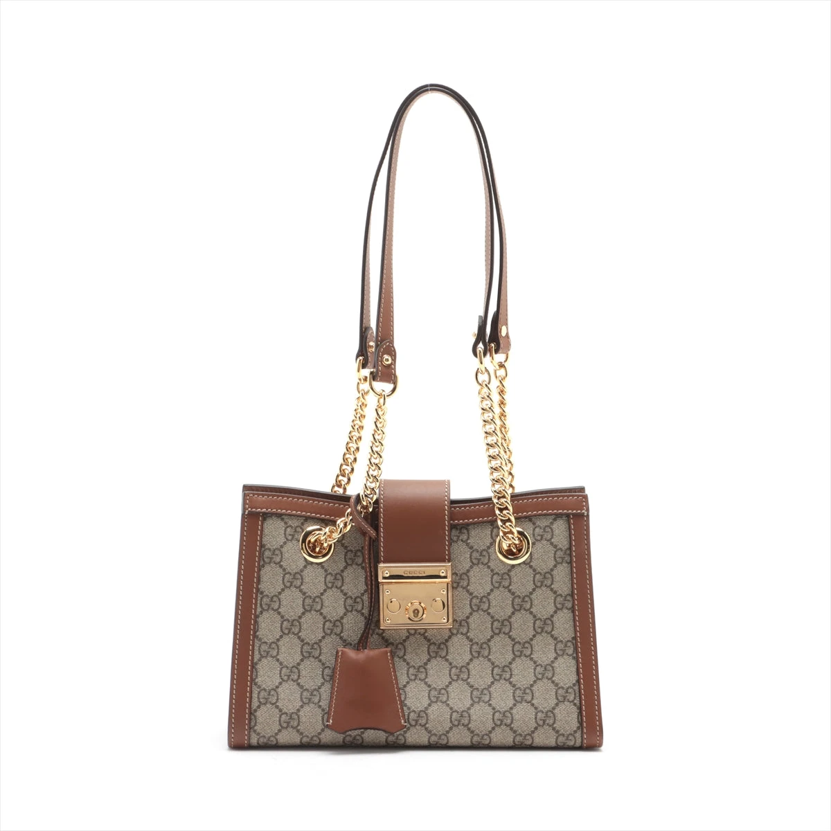 GUCCI GGスプリーム　PVC チェーンショルダーバッグ GUCCI GGスプリーム PVC チェーンショルダーバッグ