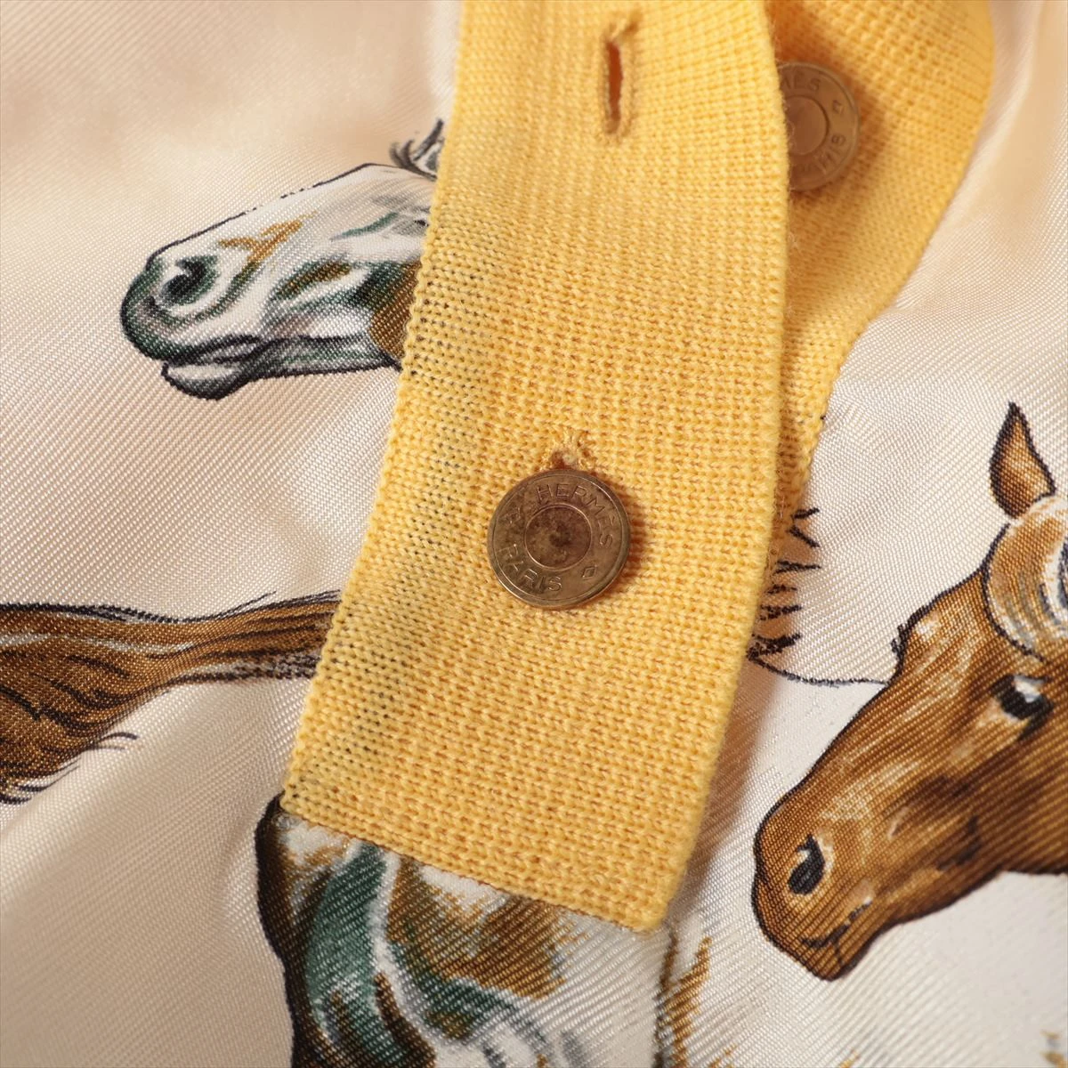エルメス ウール×シルク ニット 38 レディース ホワイト